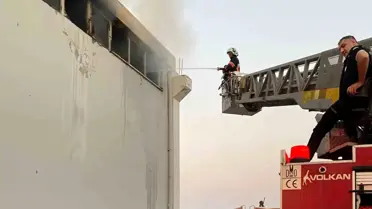 Malatya'da Fabrikada Yangın