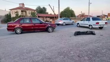 Tavşanlı'da Otomobil-Motosiklet Çarpıştı