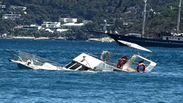 Bodrum'da Tekne Su Alıp Battı