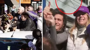 Milei'nin Konvoyuna Taşlı Saldırı