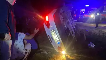 Çorum'un Alaca İlçesinde Trafik Kazası: 5 Yaralı