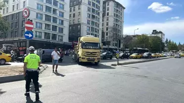 Hafriyat Kamyonu Kadını Ezdi