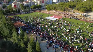 Demirci'de Kurtuluş Festivali Kapsamında SOLOTÜRK Gösteri Uçuşu Yapıldı