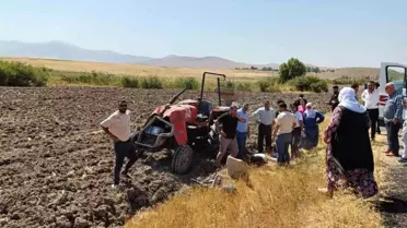 Traktör Devrildi, Genç Hayatını Kaybetti
