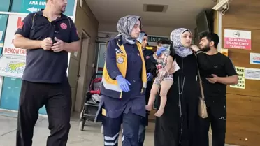 Evde fare zehri yiyen bebek, hastanede yaşam savaşı veriyor