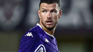 Fiorentina'ya galibiyeti 89. dakikada Edin Dzeko getirdi