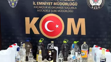 Kastamonu'da 58 Litre Kaçak Alkol Ele Geçirildi