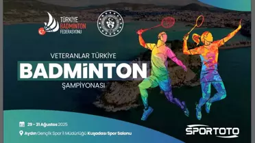 Badminton Veteranlar Şampiyonası Kuşadası'nda