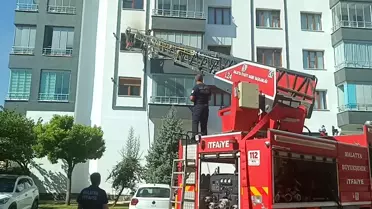 Malatya'da Apartman Yangını Kontrol Altına Alındı