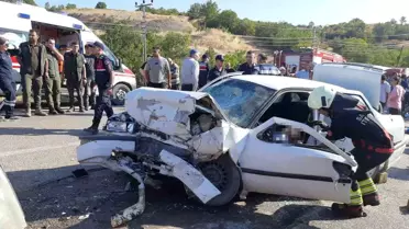 Vezirköprü'de Kaza: 1 Ölü, 10 Yaralı