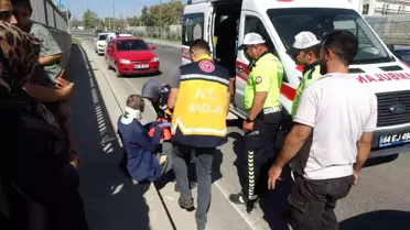 Malatya'da Yaşlı Adam Alt Geçitte Kazaya Karıştı