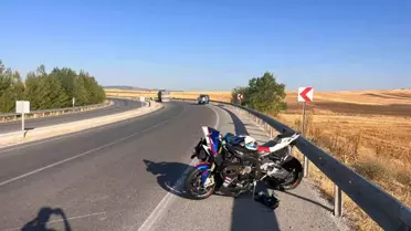 Motosiklet Kazası: Sürücü Yaralandı