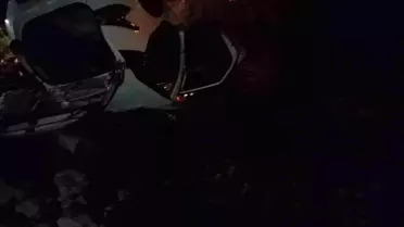 Aşkale'de köprüden nehre uçan otomobilde 1 ölü, 1 yaralı