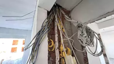 Kaynarca'da İnşaat Kabloları Çalındı