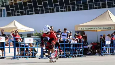 Karaman'da Tekerlekli Paten Şampiyonası Başladı