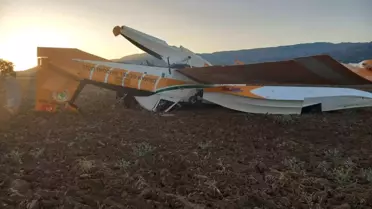 Muğla'da Yangın Uçağı Acil İniş Yaptı