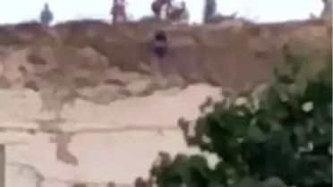 Kapadokya'da Turist Vadiye Düştü
