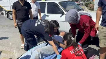 Menteşe'de Kaza: Hamile Kadın Yaralı