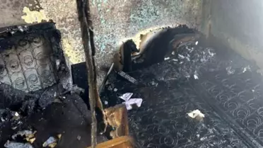 Erdek'te Yangın: Maddi Hasar Var