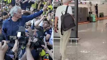 Jose Mourinho, Türkiye'den tek başına ayrıldı 