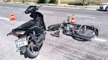 Şuhut'ta Motosiklet Kazası: 2 Yaralı