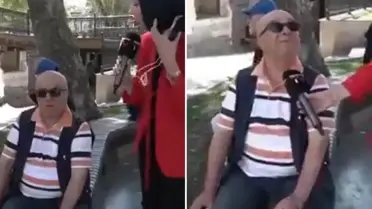 Muhabir baltayı taşa vurdu! Görme engelli vatandaşla diyaloğu şaşkınlık yarattı