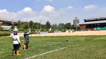 Şahinbey'de Aksaçlılar Açık Hava Puta Federasyon Kupası Okçuluk Yarışması Düzenlendi