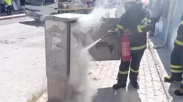 Hatay'da Trafo Yangını Tedirginliğe Neden Oldu