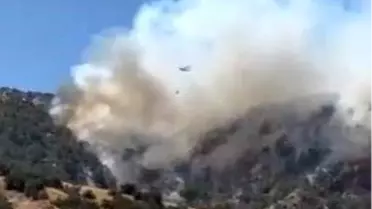 Orman Yangını Buldan'ı Tehdit Ediyor
