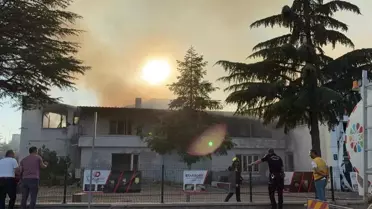 Kayseri'de Yangın Fabrikaya Sıçradı