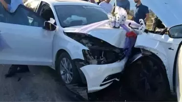 Düğün Konvoyunda Kazada 6 Yaralı