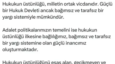 Adalet Bakanı Yılmaz Tunç'tan yeni adli yıl mesajı