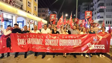 Ceyhan'da 30 Ağustos Zafer Bayramı Coşkusu