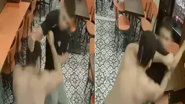 Kavgada ensesinden bıçaklandı, apar topar ameliyata alındı! O anlar kamerada