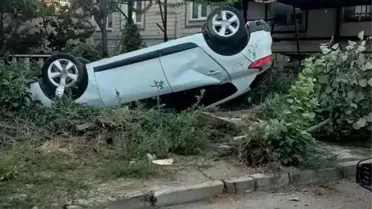 Isparta'da Kaza: Otomobil Takla Attı