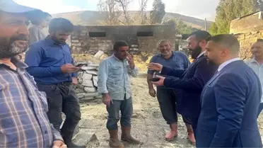 Yangın Mağduru Kırmızıtaş Köyüne Ziyaret