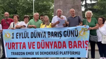 Emek ve Demokrasi Platformu, Dünya Barış Günü'nde Barış Çağrısında Bulundu