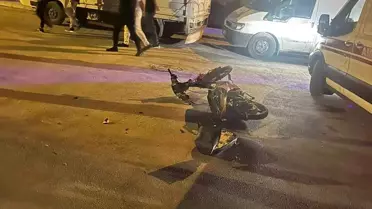 Konya'da Motosiklet-Camyon Çarpıştı: 1 Yaralı