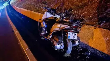 Gazipaşa'da Motosiklet Kazası: 1 Yaralı