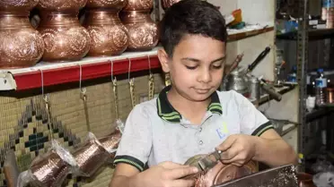 10 Yaşındaki Usta Bakırcı: Yakup Can Bilici