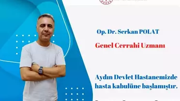 Yeni Genel Cerrahi Uzmanı Aydın Devlet Hastanesi'nde