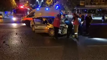 Edremit'te Trafik Kazası: 1 Yaralı