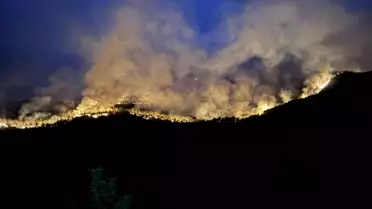 Kastamonu-Karabük sınırında süren yangının kokusu Ankara'ya ulaştı