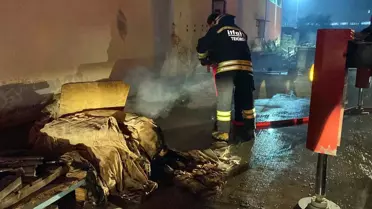 Tekirdağ'da Tekstil Fabrikasında Yangın