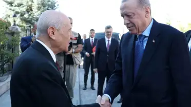 Erdoğan ve Bahçeli Beytepe'de Buluştu