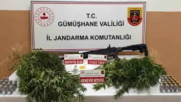 Gümüşhane'de Sahte İçki ve Uyuşturucu Operasyonu