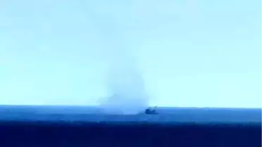 Cide Açıklarında Hortum Görüntülendi