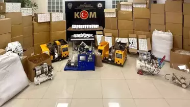 Manisa'da Kaçakçılık Operasyonları: 35 Gözaltı
