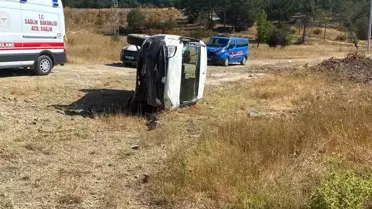 Bolu'da Ticari Araç Kazası: İki Yaralı
