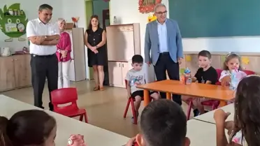 Edremit'te İlçe Milli Eğitim Müdürü Esmen'den okul ziyaretleri